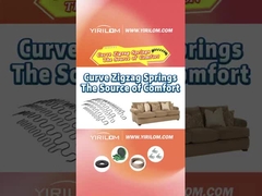 Gepersonaliseerde stoel Hardware Accessoires Staaldraad S Fold Curve Zigzag Spring Voor Sofa