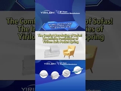 Warm verkopen Oem Inner Sofa Spring Pocket Unit Pocket Spring voor sofa kussen