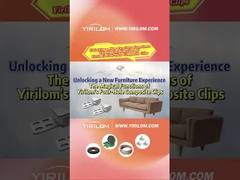 4 Holes Couch Spring Sofa Metal Plastic Composite Clips voor meubels Zigzag Spring