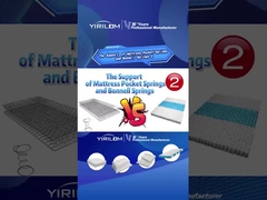 Vierzijdige versterking Positionering Support Pocket Coil Springs Voor Meubel Matras