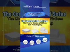 Sofa Pocket Spring fabrikant Groothandel 4 inch Hoogte Pocket Spring spoel gebruikt voor sofa