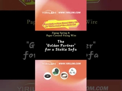 Fabrieksmeubelen 3,8 mm Rollende bank Bed Spring Draad Zigzag Springs