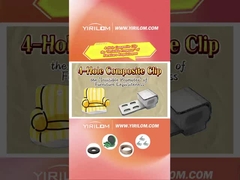 4 Holes Modern Design Zigzag Spring Sofa Clips Metalen Plastic Composite voor Sofas