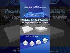 Twee Levendige Witte Pocketvering Goede Kwaliteit Sofa Pocketvering Product