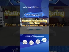 Goedkopere fabricage 10 inch 3 zone zakvoet spoelen voor matras