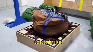 Bank elastische banden voor duurzaamheid